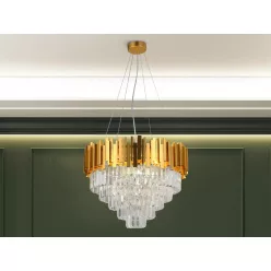   Kristály függesztett csillár 360W, 600x1600mm, IP20 - N2202