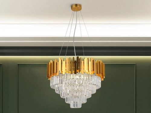 Kristály függesztett csillár 360W, 600x1600mm, IP20 - N2202