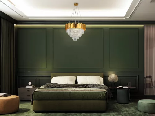 Kristály függesztett csillár 360W, 600x1600mm, IP20 - N2202