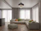 Kristály mennyezeti csillár E14 foglalattal, 9x40W, 600x540 mm, IP20, fekete - N2301