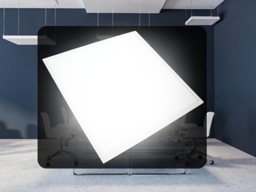 LED mennyezeti panel 40W 595x595mm, 4500K természetes fehér, opál búra - PL121H