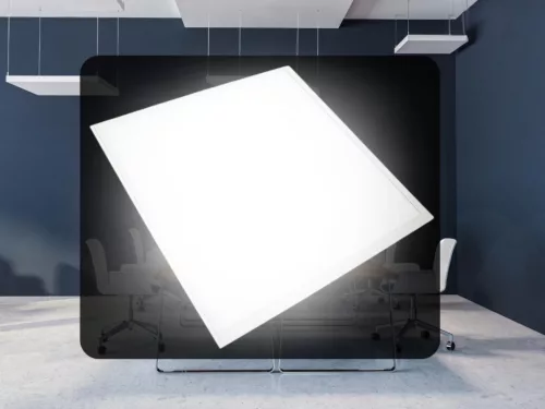 LED mennyezeti panel 40W 595x595mm, 4500K természetes fehér, opál búra - PL121H