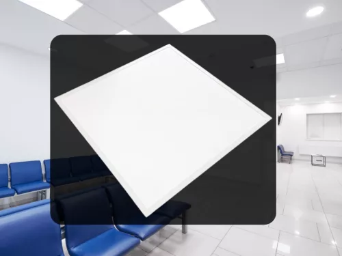 LED panel 40W, 595x595 mm, 4000K semleges fehér, IP20, opál búra - PL5024