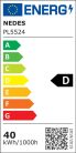 LED Panel 40W, 595x595 mm, 4000K semleges fehér, IP20, opál búra - PL5524
