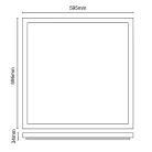 LED Panel 30W, 595x595 mm, 4000K semleges fehér, IP20, opál búra - PL5722