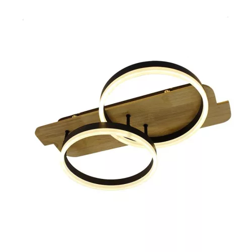 LED dizájn mennyezeti lámpa 70W, 5600 lm, 3000K-6500K színhőmérséklet, dimmelhető, IP20 - TA1300/BW