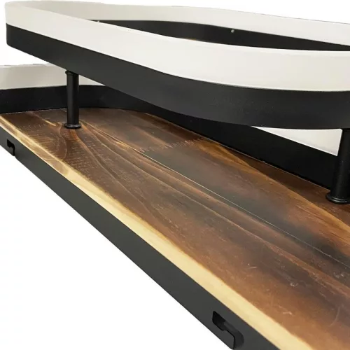 LED dizájn mennyezeti lámpa 95W, 7600lm, 3000-6500K CCT, dimmelhető, RF távirányítóval, IP20 - TA130