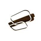 LED dizájn mennyezeti lámpa 95W, 7600lm, 3000-6500K CCT, dimmelhető, RF távirányítóval, IP20 - TA130