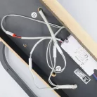 LED dizájn mennyezeti lámpa 95W, 7600lm, 3000-6500K CCT, dimmelhető, RF távirányítóval, IP20 - TA130