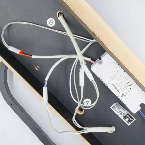 LED dizájn mennyezeti lámpa 95W, 7600lm, 3000-6500K CCT, dimmelhető, RF távirányítóval, IP20 - TA130