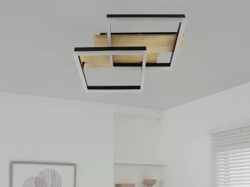 LED Mennyezeti lámpa 85W 6800lm 3000K–6500K dimmelhető IP20 TA1302/BW