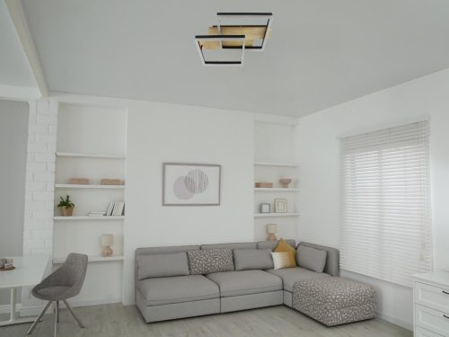 LED Mennyezeti lámpa 85W 6800lm 3000K–6500K dimmelhető IP20 TA1302/BW