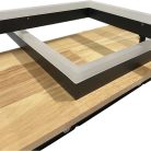 LED Mennyezeti lámpa 85W 6800lm 3000K–6500K dimmelhető IP20 TA1302/BW