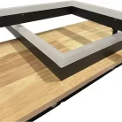 LED Mennyezeti lámpa 85W 6800lm 3000K–6500K dimmelhető IP20 TA1302/BW