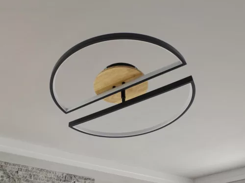 LED dizájn mennyezeti lámpa 75W, 499x135 mm, 3000K-6500K, IP20 - TA1303/BW