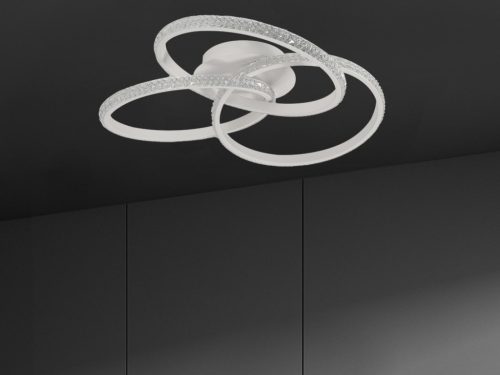 LED dizájn mennyezeti lámpa 70W, 499x220 mm, 3000K-6500K, IP20 - TA1304/W
