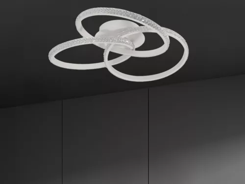 LED dizájn mennyezeti lámpa 70W, 499x220 mm, 3000K-6500K, IP20 - TA1304/W