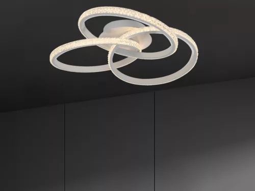 LED dizájn mennyezeti lámpa 70W, 499x220 mm, 3000K-6500K, IP20 - TA1304/W