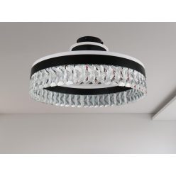   LED dizájn mennyezeti lámpa 85W, 6800lm, 3000-6500K CCT, dimmelhető, RF távirányítóval, IP20 - TA130