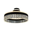 LED dizájn mennyezeti lámpa 85W, 6800lm, 3000-6500K CCT, dimmelhető, RF távirányítóval, IP20 - TA130
