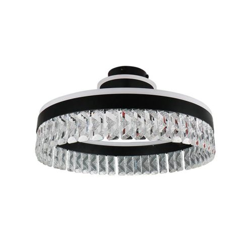 LED dizájn mennyezeti lámpa 85W, 6800lm, 3000-6500K CCT, dimmelhető, RF távirányítóval, IP20 - TA130