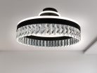 LED dizájn mennyezeti lámpa 85W, 6800lm, 3000-6500K CCT, dimmelhető, RF távirányítóval, IP20 - TA130