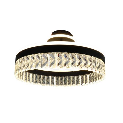 LED dizájn mennyezeti lámpa 85W, 6800lm, 3000-6500K CCT, dimmelhető, RF távirányítóval, IP20 - TA130