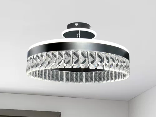 LED dizájn mennyezeti lámpa 85W, 6800 lm, 3000K-6500K, dimmelhető, IP20 - TA1305/CH