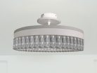 LED dizájn mennyezeti lámpa 85W, 6800 lm, 3000K-6500K, dimmelhető, IP20 - TA1305/W