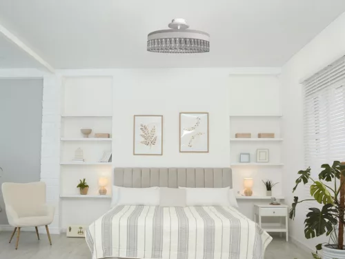 LED dizájn mennyezeti lámpa 85W, 6800 lm, 3000K-6500K, dimmelhető, IP20 - TA1305/W