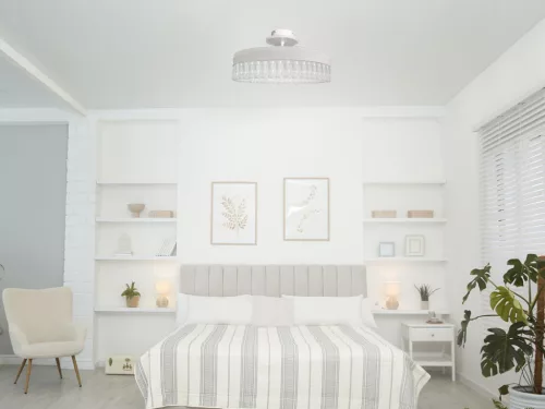 LED dizájn mennyezeti lámpa 85W, 6800 lm, 3000K-6500K, dimmelhető, IP20 - TA1305/W