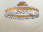 LED dizájn mennyezeti lámpa 85W dimmelhető 6800lm 3000K-6500K IP20 fém akril - TA1306/G