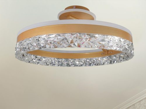 LED dizájn mennyezeti lámpa 85W dimmelhető 6800lm 3000K-6500K IP20 fém akril - TA1306/G