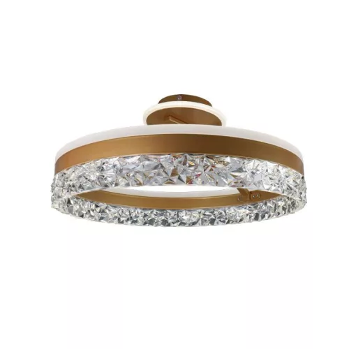 LED dizájn mennyezeti lámpa 85W dimmelhető 6800lm 3000K-6500K IP20 fém akril - TA1306/G