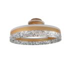LED dizájn mennyezeti lámpa 85W dimmelhető 6800lm 3000K-6500K IP20 fém akril - TA1306/G