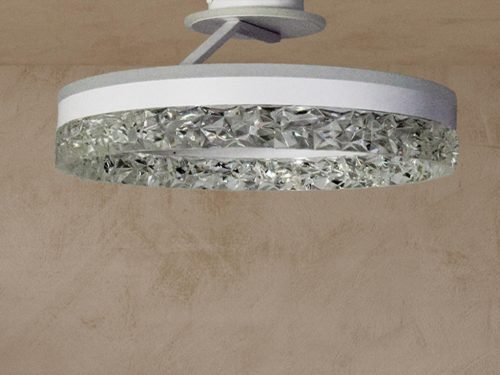 LED dizájn mennyezeti lámpa 85W, 6800 lm, 3000K-6500K, dimmelhető, IP20 - TA1306/W