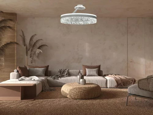 LED dizájn mennyezeti lámpa 85W, 6800 lm, 3000K-6500K, dimmelhető, IP20 - TA1306/W