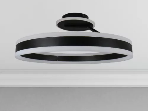 LED dizájn mennyezeti lámpa 86W dimmelhető 6880lm 3000K-6500K IP20 fém akril - TA1307/B