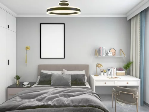 LED dizájn mennyezeti lámpa 86W dimmelhető 6880lm 3000K-6500K IP20 fém akril - TA1307/B