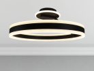 LED dizájn mennyezeti lámpa 86W dimmelhető 6880lm 3000K-6500K IP20 fém akril - TA1307/B