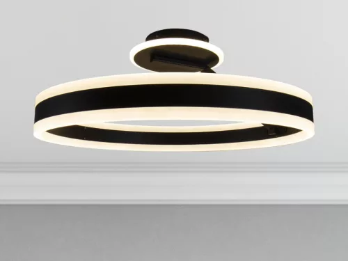 LED dizájn mennyezeti lámpa 86W dimmelhető 6880lm 3000K-6500K IP20 fém akril - TA1307/B