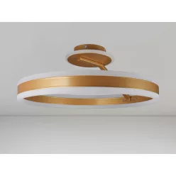   LED dizájn mennyezeti lámpa 86W 6880lm 3000K-6500K dimmelhető IP20 fém akril - TA1307/G