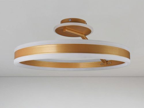 LED dizájn mennyezeti lámpa 86W 6880lm 3000K-6500K dimmelhető IP20 fém akril - TA1307/G