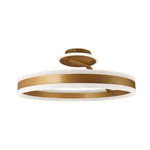 LED dizájn mennyezeti lámpa 86W 6880lm 3000K-6500K dimmelhető IP20 fém akril - TA1307/G