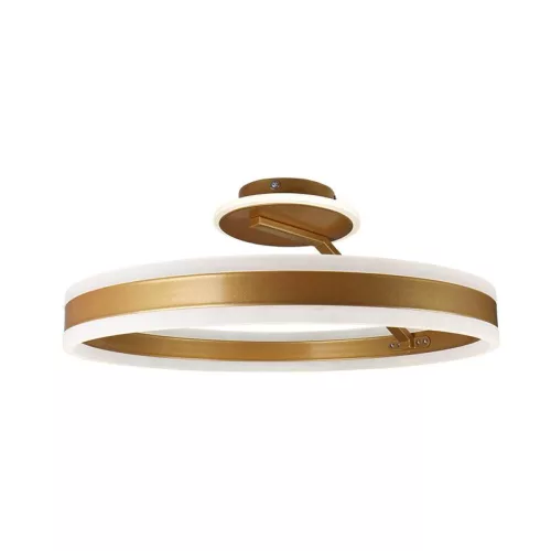 LED dizájn mennyezeti lámpa 86W 6880lm 3000K-6500K dimmelhető IP20 fém akril - TA1307/G