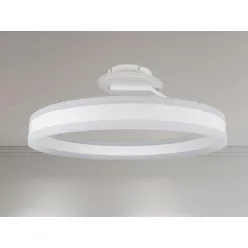   LED dizájn mennyezeti lámpa 86W dimmelhető 6880lm 3000K-6500K IP20 fém akril - TA1307/W