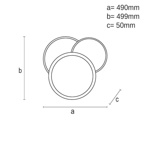 LED mennyezeti lámpa + távvezérlő 80W - TA1308/WB