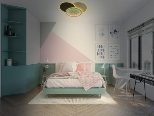 LED mennyezeti lámpa + távvezérlő 80W - TA1308/WB