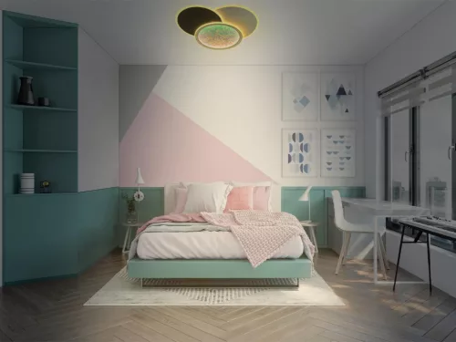 LED mennyezeti lámpa + távvezérlő 80W - TA1308/WB