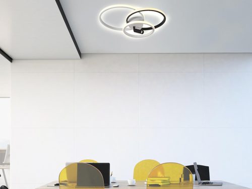 LED mennyezeti lámpa 80W, 5200lm, 3000K-6500K, dimmelhető, IP20, 500x490x50 mm - TA1310/WB